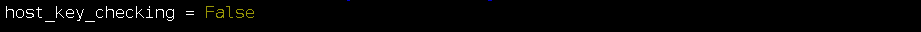 ansible host_key_checking = False