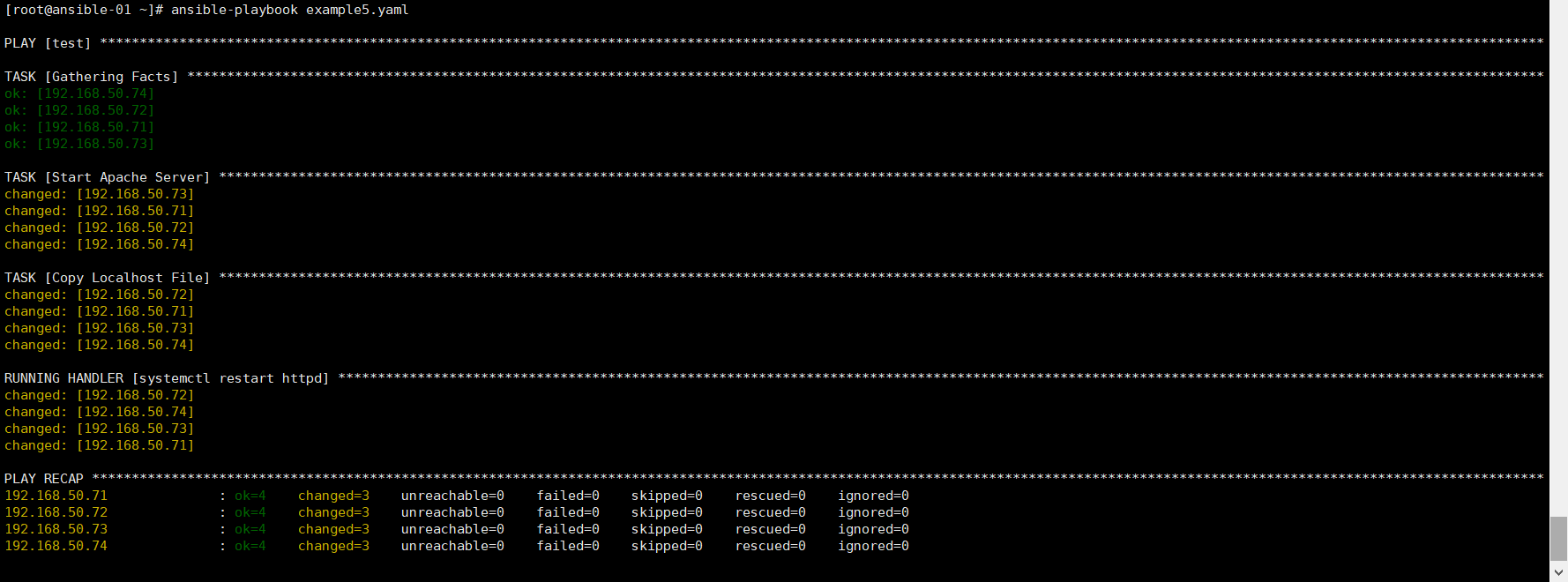 ansible handlers